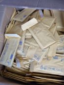 Qty of Gold Postage Packaging Bubble Envelopes