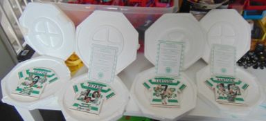 Area Z9A7. 4 X Collectable Celtic Football Porcelain Shirts, 3