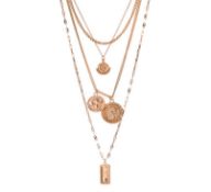 30 X Brand New Prettylittlething Gold Coin Necklace RRP £7.99 Each