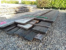 13 x Hardwood Timber Sawn Waney Edge / Live Edge English Oak Boards / Slabs