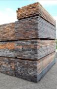 33 x Softwood Sawn Untreated Larch & Douglas Fir Rails / Fence Rails