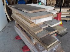 22 x Hardwood Timber Dry Sawn Waney Edge / Square Edge Oak, Ash, Maple, Iroko, Lime Boards / Plank..