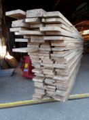 35 x Hardwood Kiln Dried Sawn African Teak Boards / Planks