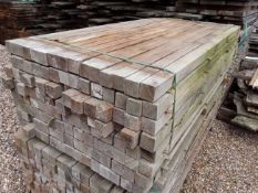 100 x Hardwood Timber Air Dried Sawn Rustic English Oak Posts