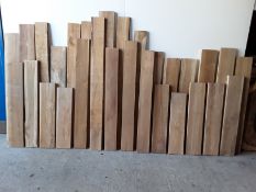 28 x Hardwood Kiln Dried Sawn Rhodesian Teak Boards / Planks