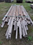 80 x Hardwood Timber Air Dried Sawn English Oak Fillets / Aris Rails