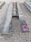 11 x Hardwood Air Dried Sawn Waney Edge / Live Edge English Oak Timber Boards / Slabs