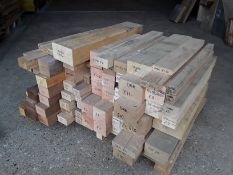 80 x Hardwood Kiln Dried & Air Dried Sawn / Planed Oak, Opepe, Iroko, Ash, Teak Turning Blanks