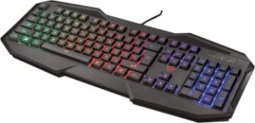 Trust Gaming 22514 GXT 830-RW Avonn Gaming Keyboard. RRP £29.99 - GRADE U