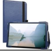 Lenovo Tab M10 HD, PU Leather Slim Folding Stand Cover. RRP £19.99 - GRADE U