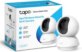 TP-Link Tapo Pan/Tilt Smart Security Camera, Indoor CCTV. RRP £34.99 - GRADE U
