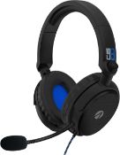 Stealth C6-100 Black & Blue Over Ear Gaming Headset PS4/PS5. RRP £14.99 - GRADE U