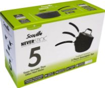 Title: (38/8E) 6x Scoville Neverstick Items. 1x 3 Piece Saucepan Set RRP £42. 1x 24cm Frying Pan. 1x