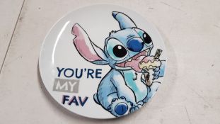 Title: (122/8C) Approx 144x Disney Lilo & Stitch Ceramic Items. Approx 50x Stitch Letter Bowl. 4x