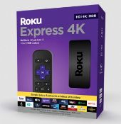 Title: (147/10F) Lot RRP £156. 8x Items. 1x Roku Express 4K RRP £40. 1x Curtis DVD1047UKS DVD Player