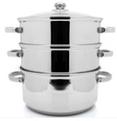 Title: (111/7I) Lot RRP Circa £150. 17x Mixed Size Stainless Steel Saucepan With 12x Lid. 1x 26cm