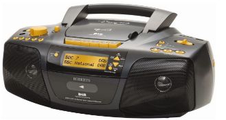 Title: (168/11C) RRP £79.99. Roberts Concerto 2 DAB/FM/SD/USB/CD Stereo Radio Cassette Player/