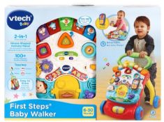 Title: (35/R9) Lot RRP £130. 3x Vtech Items. 1X 2 In 1 First Steps Baby Walker With Detachable