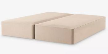 Item Description - John Lewis Pocket Sprung Divan Base, Super King Size, Topaz Beige - Stock...