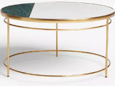 John Lewis + Swoon Sartre Marble Coffee Table
