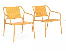 Item Description - Metal Lng Chr John Lewis ANYDAY Brights Metal Garden Lounge Chair, Set of 2,...