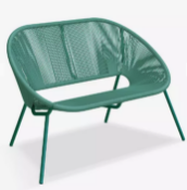 John Lewis & Partners Salsa 2-Seater Garden Sofa, Agave