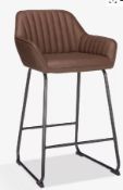 Item Description - John Lewis Brooks Bar Chair, Antique Brown - Stock Number - 83679001 -...