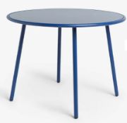 Item Description - John Lewis ANYDAY Brights 4-Seater Metal Round Garden Dining Table - Stock...
