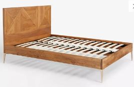Item Description - John Lewis + Swoon Mendel Bed Frame, King Size, Light Brown - Stock Number