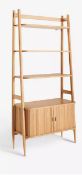 Item Description - John Lewis Grayson Storage Shelving Unit, Oak - Stock Number - 86276801...