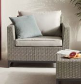 Item Description - John Lewis Valencia Garden Armchair, Light Grey - Stock Number - 820848...