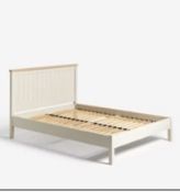 John Lewis St Ives Bed Frame, Double, White - Plastic end missing from the goods - moved to S/E...