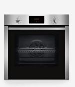 Neff N30 Slide and Hide B3CCC0AN0B Built In Electric Single Oven, Stainless Steel E2 GradeRI00...