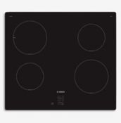 Bosch Serie 2 PUG61RAA5B 60cm Induction Hob - Integrated opened PAT TESTED