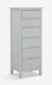John Lewis ANYDAY Wilton 6 Drawer Tallboy Chest, White RI002984652 Goods are faulty Parts failed...