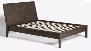 John Lewis Padma Parquet Bed Frame, Double, Grey 988485 Goods are faulty Unable to construct Scre...