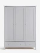 John Lewis ANYDAY Wilton 3 Door Wardrobe, Grey RI002982945 Goods are faulty Cracked/broken seat...