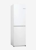 Bosch Serie 2 KGN27NWFAG Freestanding 50/50 Fridge Freezer, White back dented pat tested del 51...