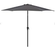Item Description - John Lewis 2.7m Parasol, Dark Grey - Stock Number - 82011803 - Return...