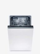 Bosch Serie 2 SPV2HKX39G Fully Integrated Slimline Dishwasher return opened unused pat tested in...