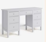 John Lewis ANYDAY Wilton Dressing Table, Grey - Damage on corner boxed