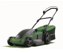 Title: (68/Mez/P) RRP £159. Powerbase 41cm 1800W Electric Rotary Lawn Mower. Features A Powerful