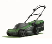 Title: (67/Mez/P) RRP £119. Powerbase 37cm 1600W Electric Rotary Lawn Mower. Features A Powerful