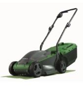 Title: (90/Mez/P) Lot RRP £125 - 2x Items. 1x Powerbase 32cm 1200W Electric Rotary Lawn Mower RRP £