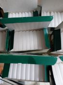 10 Boxes of 50 White Candles