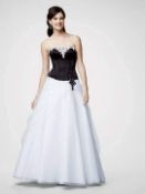 Black And White Prom Dress