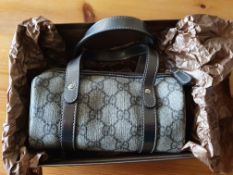 Genuine Gucci GG Micro Boston Bag