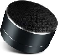 Mini Portable Wireless Bluetooth Speaker, Aluminium Wireless Stereo Bluetooth Speaker with Hands...
