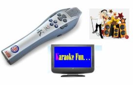 20 x Easy Karaoke Station Machine Microphone On Screen lyrics on your TV