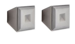 20 x Antique Pewter Effect Square Cabinet Kitchen Door Handle Knobs Wardrobe